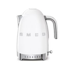 SMEG Wasserkocher mit Temperaturauswahl 1,7 Liter in Weiß