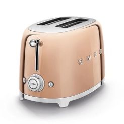 SMEG 2 Schlitz-Toaster in Rosegold