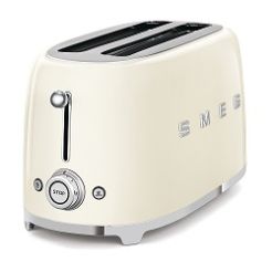 SMEG 2 Langschlitz-Toaster in Creme