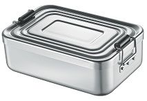 KÜCHENPROFI Lunchbox Silber 23 cm x 15 cm