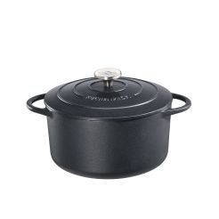 KÜCHENPROFI Bratentopf „PROVENCE“ rund, 28 cm, schwarz