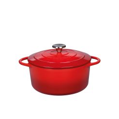 KÜCHENPROFI Bratentopf „PROVENCE“ rund, 24 cm, rot