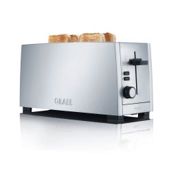 GRAEF 2 Langschlitz-Toaster TO 100 in Silber
