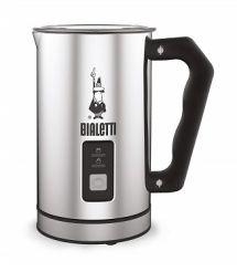 BIALETTI Milchaufschäumer aus Edelstahl, elektronisch, 2 Tassen