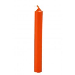 KERZENFARM HAHN Stabkerze in Orange 18 cm