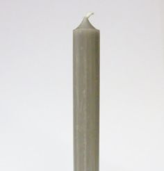 KERZENFARM HAHN Stabkerze in Grau 18 cm