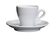 PONS Espressotasse Milano mit Untertasse in Weiß