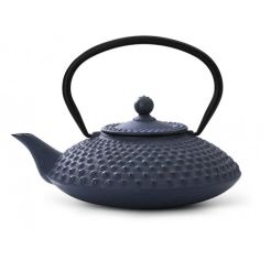 BREDEMEIJER Teekanne Xilin 1,25 Liter aus Guß in Blau 