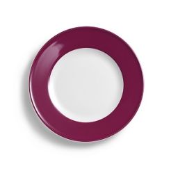 DIBBERN Speiseteller Solid Color in Bordeaux Ø 26 cm