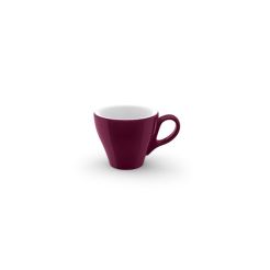 DIBBERN Solid Color Espresso Obertasse Classico in Bordeaux 90 ml