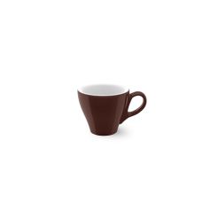 DIBBERN Solid Color Espresso Obertasse in Kaffeebraun 90 ml