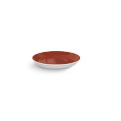 DIBBERN Solid Color Espresso Untertasse Classico in Paprika