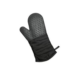 LURCH Silikon Backhandschuh in Schwarz 