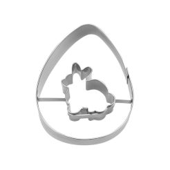 STÄDTER Ausstechform Ei mit Hase 7 cm