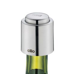 CILIO Weinverschluss Edelstahl mattiert