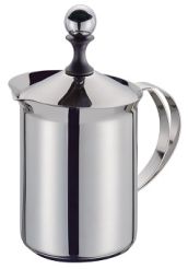 CILIO Cappuccino Creamer Classic aus Edelstahl, manuell, 6 Tassen