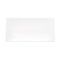 ASA Teller recht. à table in Weiß 23 cm x 11,5 cm