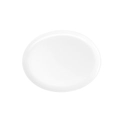 ASA Servierplatte „À TABLE“, oval, weiß, 40 × 32 cm von oben 