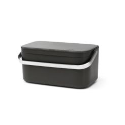 BRABANTIA Bio-Eimer in Dark Grey 1,8 Liter