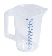 CONTACTO Messbecher aus Kunststoff 1000 ml