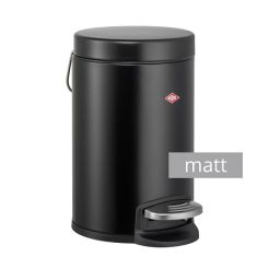 WESCO Kosmetikeimer 113 in Schwarz matt 3 Liter