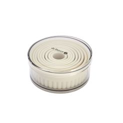 DEBUYER Box mit 9 gezackten runden Ausstechern