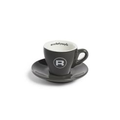 ROCKET Espressotasse mit Untertasse grau 70 ml