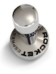ROCKET Tamper aus Edelstahl plan 58mm 