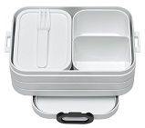 MEPAL Lunchbox Bento Midi in Weiß 18,5 cm x 12 cm