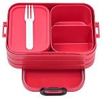 MEPAL Lunchbox Bento Midi in Nordic Red 18,5 cm x 12 cm