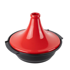 PEUGEOT Tagine ATLAS in Rot 30 cm, Ansicht von der Seite