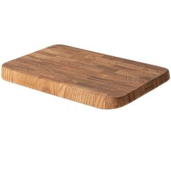 CONTINENTA Schneidebrett Eiche Stirnholz 38 x 25 cm