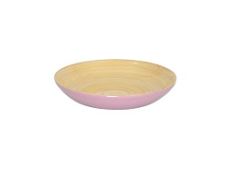 Albert L. Bambus-Obstschale in Mauve Ø 30 cm