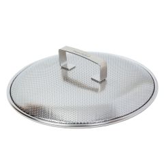 FRESH CHOICE Spritzschutzdeckel aus Edelstahl 28 cm - Komplettansicht