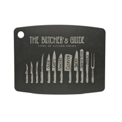 JADE Schneidbrett "The butchers guide" Gourmet Kitchen 37 cm x 27,5 cm