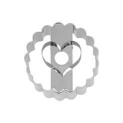 BIRKMANN Ausstechform Linzer Herz 5 cm