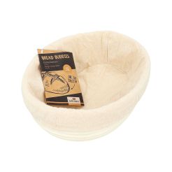 BIRKMANN Gärkörbchen „Bread Buddies“ oval 24,5 × 18,5 cm mit Bezug
