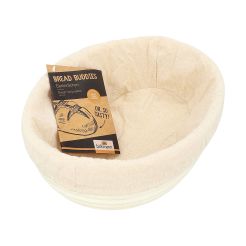 BIRKMANN Gärkörbchen „Bread Buddies“ oval 24,5 × 18,5 cm mit Bezug