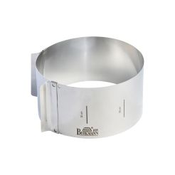 BIRKMANN Tortenring „Easy Baking“ verstellbar 18–30 cm ohne Verpackung 
