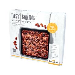 BIRKMANN Brownieform „Easy Baking“ 23 × 23 cm mit Verpackung 