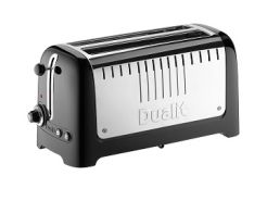 DUALIT Lite 2 Langschlitz-Toaster in Schwarz