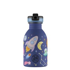 24 BOTTLES Trinkflasche Urban Space Friends 250 ml, Ansicht von vorne