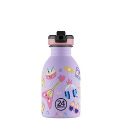 24 BOTTLES Trinkflasche Urban Music Friends 250 ml, Ansicht von vorne
