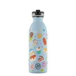 24 BOTTLES Trinkflasche Urban Sweet Friends 500 ml, Ansicht von vorne