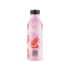 24 BOTTLES Trinkflasche Urban „Hey! Pink“ 500 ml