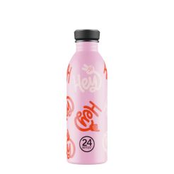24 BOTTLES Trinkflasche Urban „Hey! Pink“ 500 ml