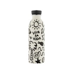 24 BOTTLES Trinkflasche Urban „Viva la Vida“ 500 ml