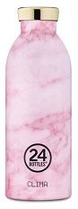 24 BOTTLES Trinkflasche Clima Pink Marble 500 ml
