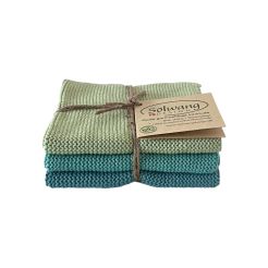 SOLWANG Wischtücher BIO Seafoam Kombi – 3er-Se