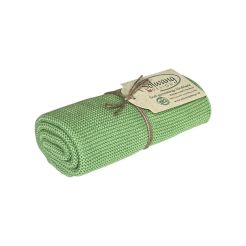 SOLWANG Handtuch BIO Staubiges Grün gestrickt 32 × 47 cm